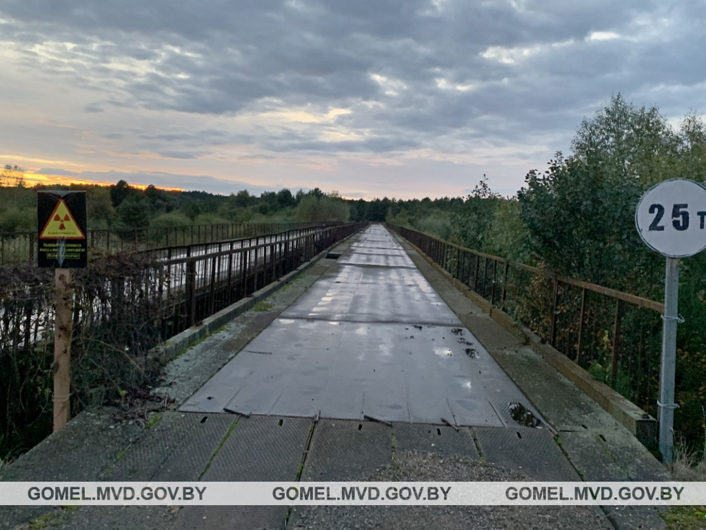 Двое мужчин похищали плиты настила автомобильного моста в Ветковском районе