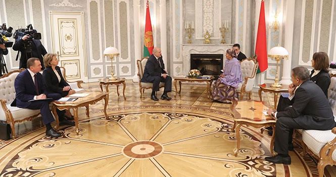 Президент Беларуси встретился с первым заместителем Генсекретаря ООН