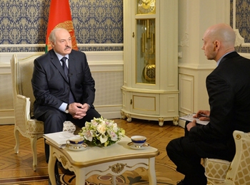 Президент Беларуси дал интервью межгосударственной телерадиокомпании «Мир»