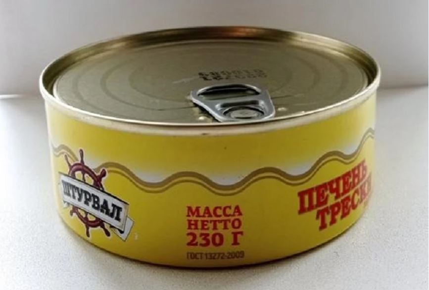 В белорусских магазинах обнаружили российскую печень трески с червями