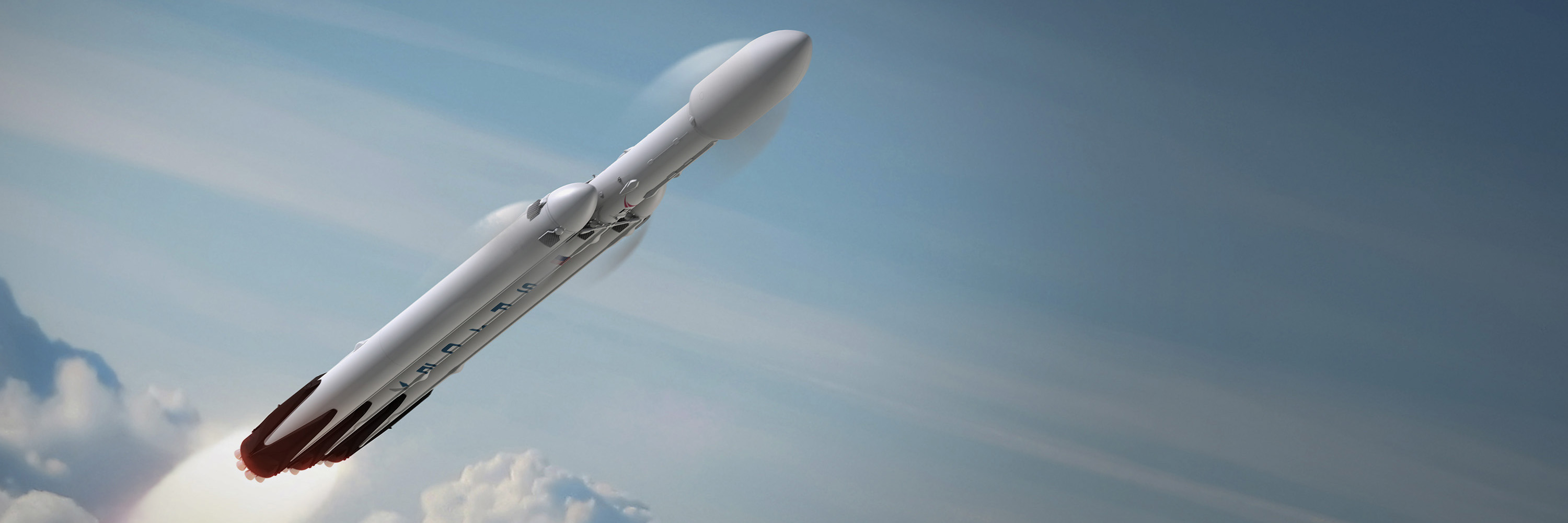Ракета "Falcon Heavy" уже пересекла орбиту Марса