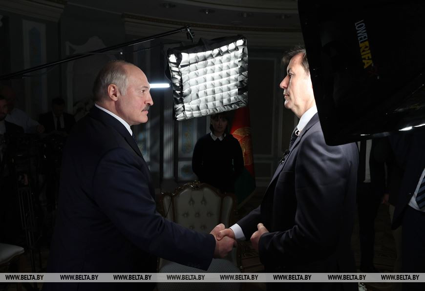 Президент Беларуси Александр Лукашенко дал интервью американской телекомпании CNN