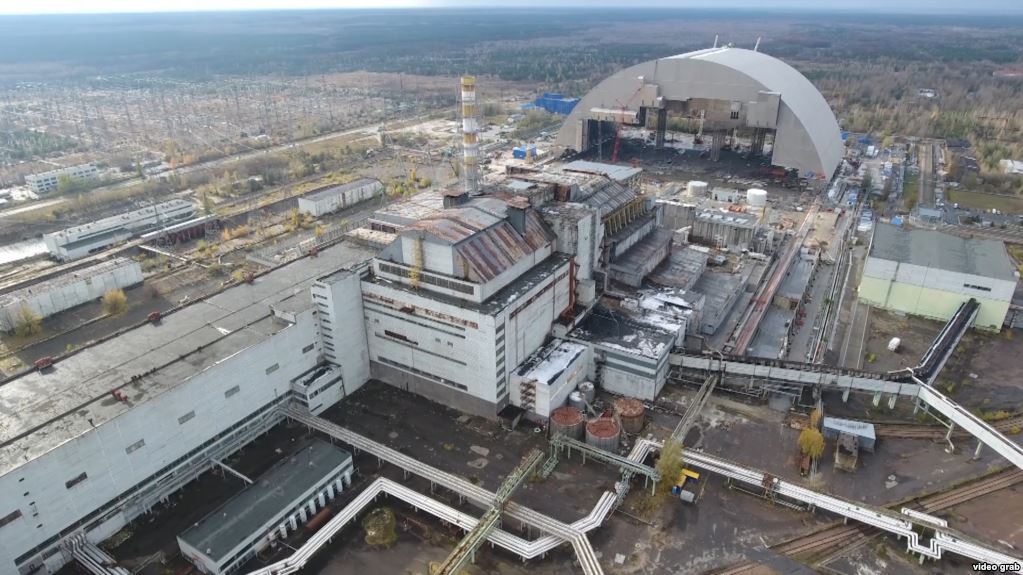 Президенты Беларуси и Украины посещают Чернобыль