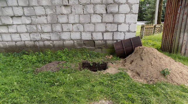 В Речице найдены человеческие останки