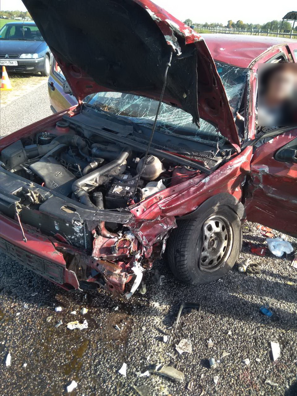 В Лельчицком районе на своих автомобилях столкнулись две женщины