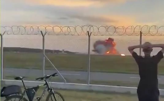 В Польше разбился истребитель F-16