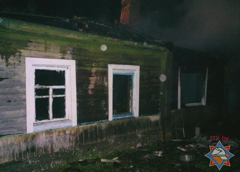 В Лоевском районе на пожаре погиб мужчина