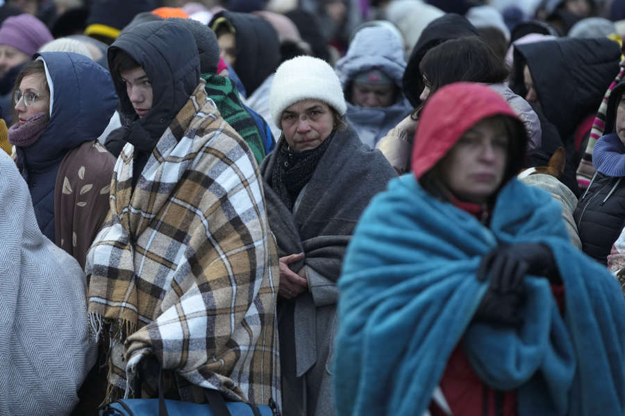 В Ирландии беженцев из Украины разместили зимой в палатках