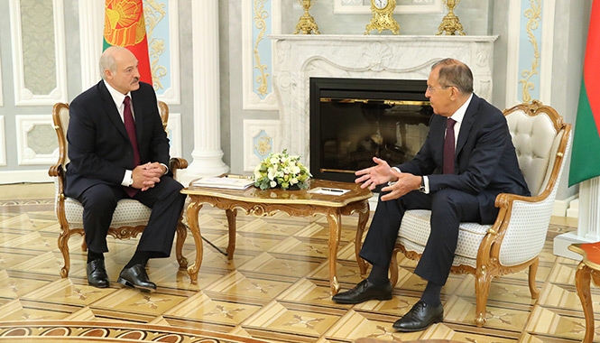 Лукашенко обсудил с Лавровым подготовку к заседанию Высшего государственного совета Союзного государства