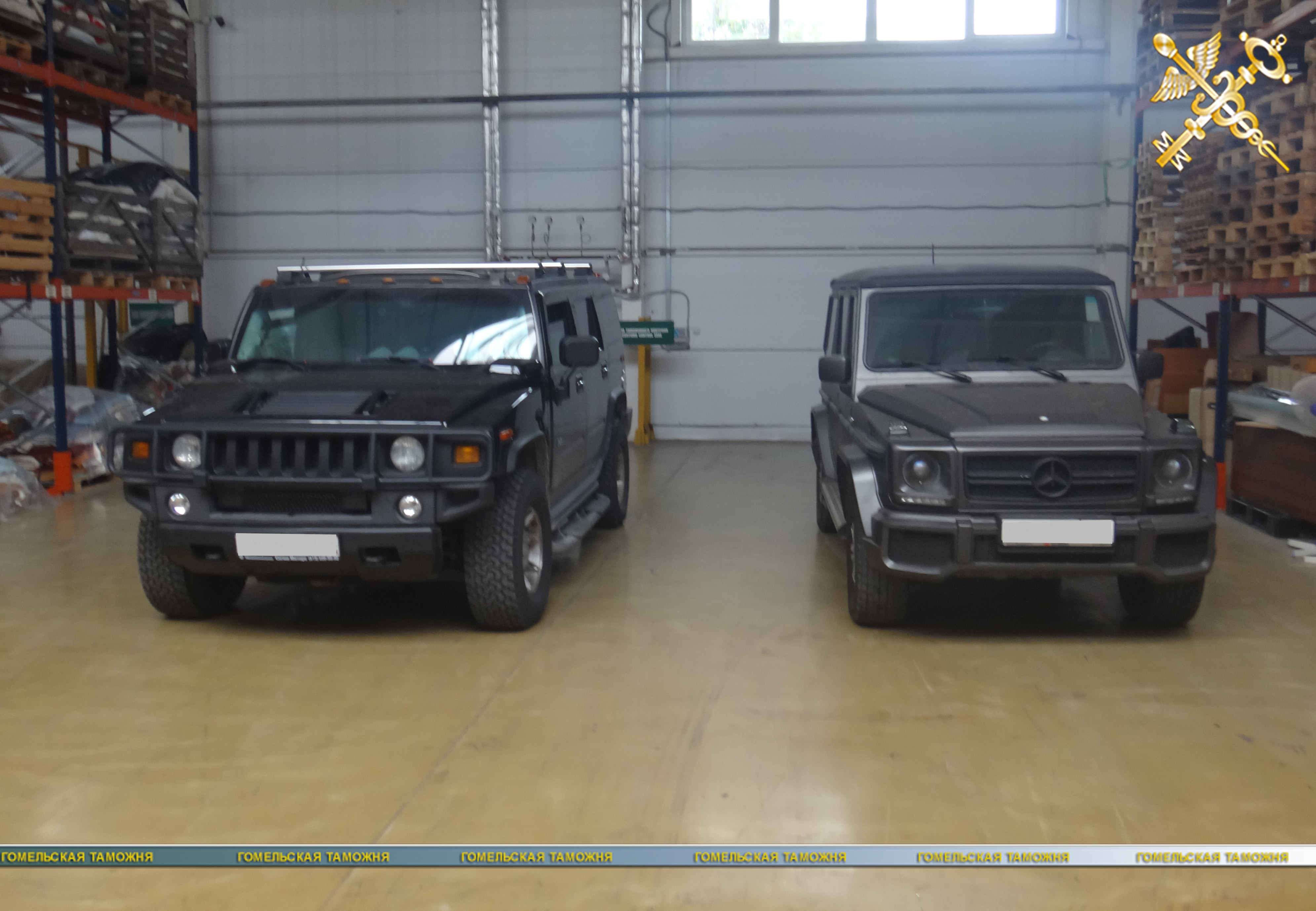 Под Добрушем изъяли бронированные Gelandewagen и HUMMER