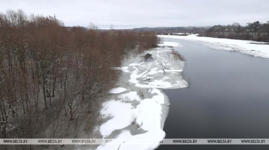 В Беларуси на реках отмечаются колебания уровней воды с интенсивностью от 1 до 16 см в сутки