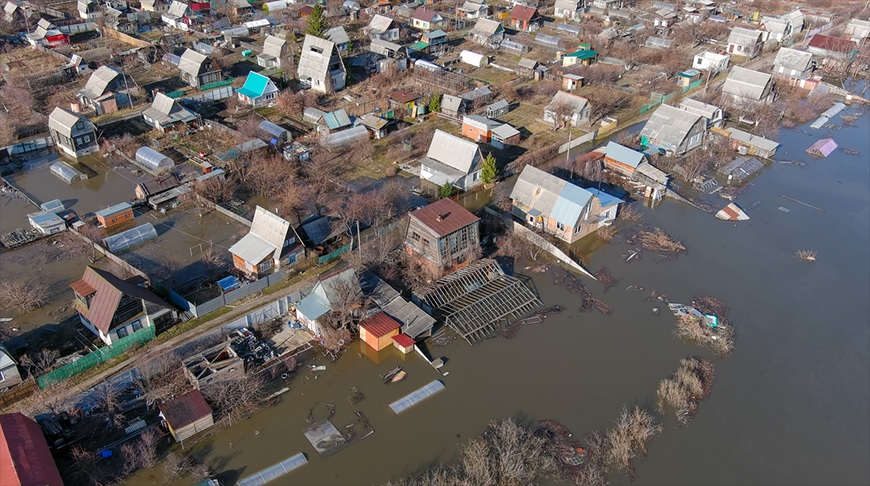 Около тысячи домов подтоплено из-за паводка в Курганской области
