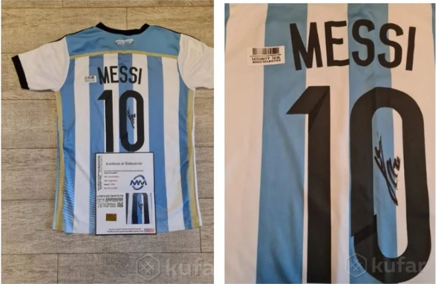 В Беларуси можно купить футболку Месси с автографом за 14 500 рублей