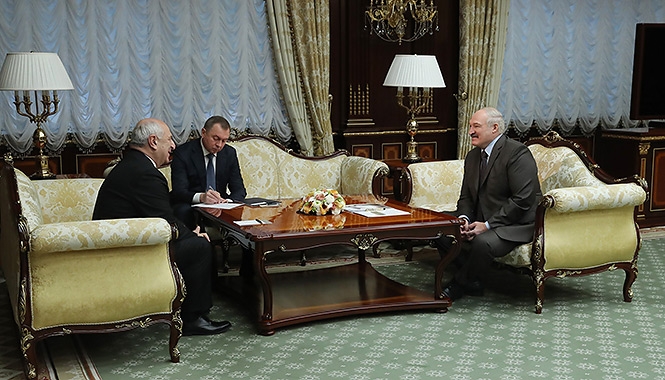 Президент Беларуси встретился с послом Грузии