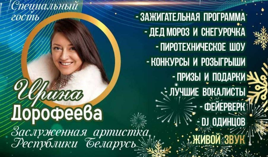 Афиша мероприятий на новогоднюю ночь в Гомеле