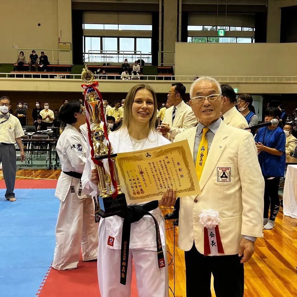 Гомельчанка Екатерина Юшкевич стала чемпионкой Японии в абсолютной весовой категории на Всеяпонском чемпионате по кекусин-кан