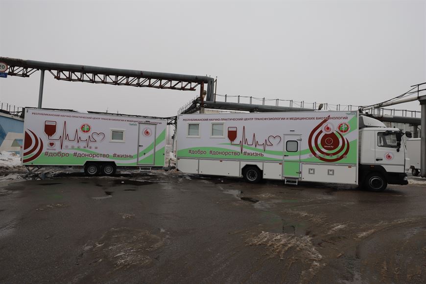 В Беларуси создан передвижной комплекс для заготовки донорской крови