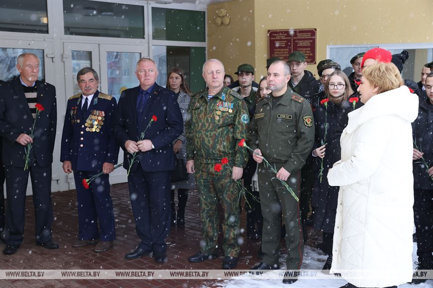 В житковичской СШ №3 открылся музей, посвященный деятельности военных разведчиков