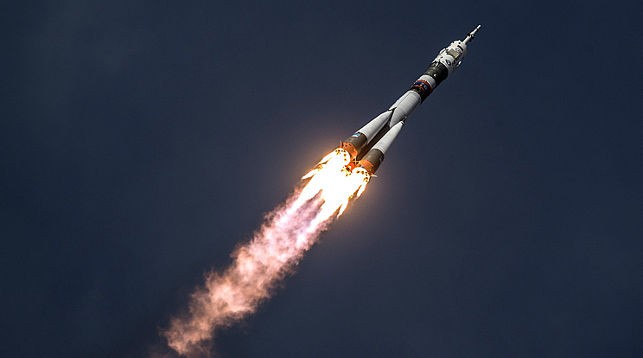 Космический корабль "Союз МС-09" вышел на околоземную орбиту