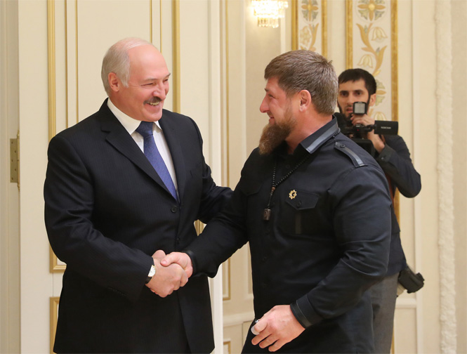 Президент встретился с главой Чеченской Республики