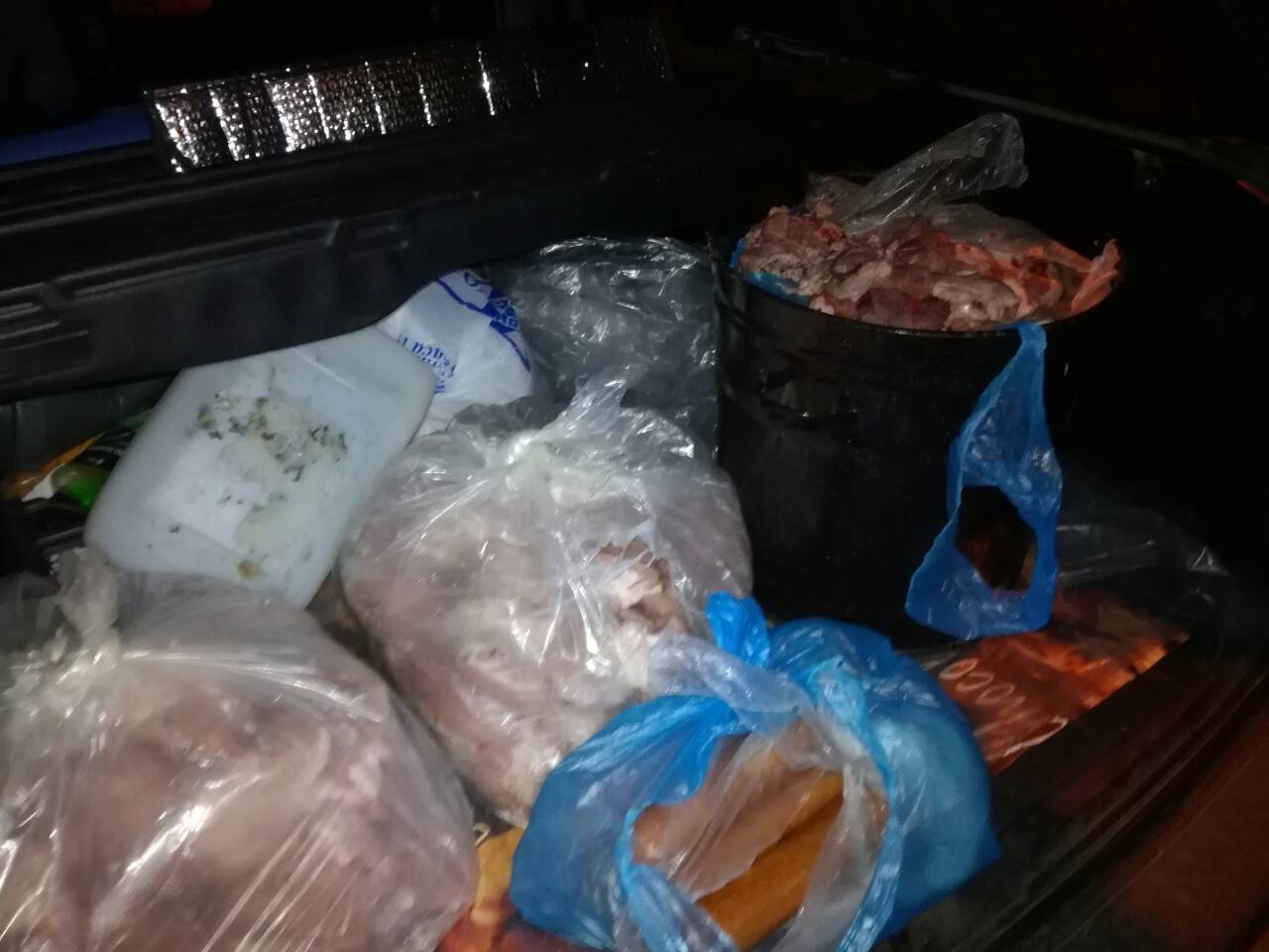 Житель Гомеля попался на перевозке краденного мяса